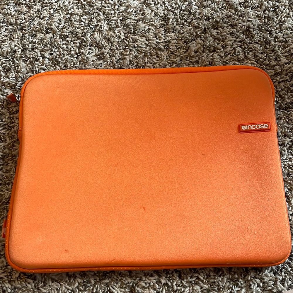 Orange computer case